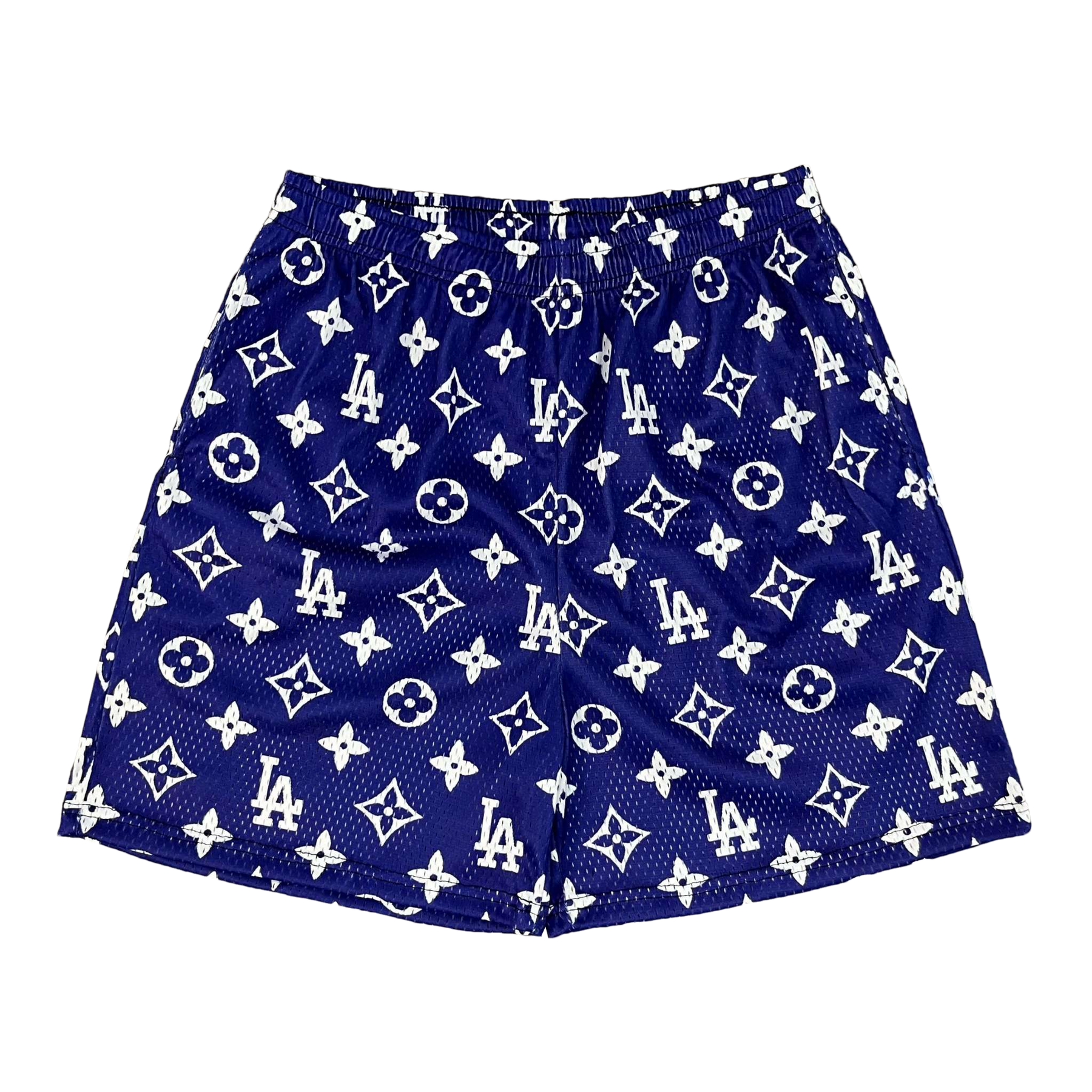 BLUE LA MESH SHORTS-8675