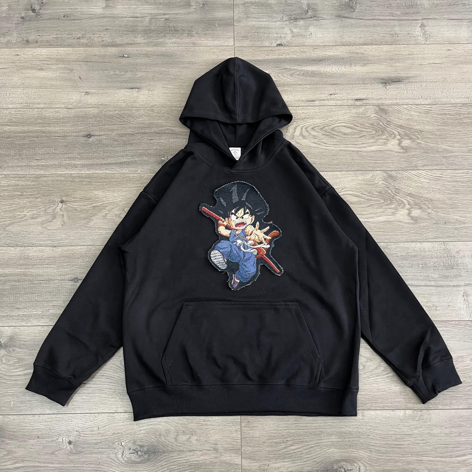 YOUNG GOKU TAPESTRY PATCH HOODIE-9053