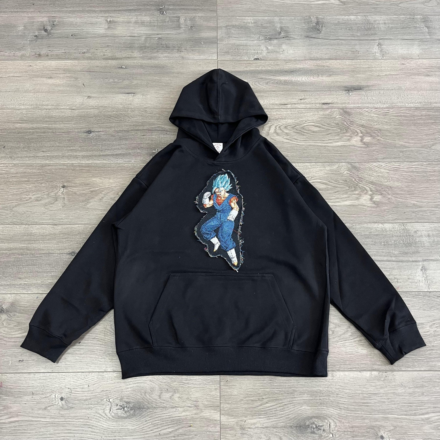 SUPERSAIYAN BLUE TAPESTRY PATCH HOODIE-9089