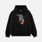 SUPERSAIYAN BLUE TAPESTRY PATCH HOODIE-9057