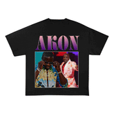 RDMCLOTHINGART tapestry hoodie AKON HEAVY WEIGHT COTTON TEE-8849