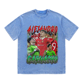 RDMCLOTHINGART tapestry hoodie ALEJANDRO HEAVY WEIGHT COTTON TEE-9143