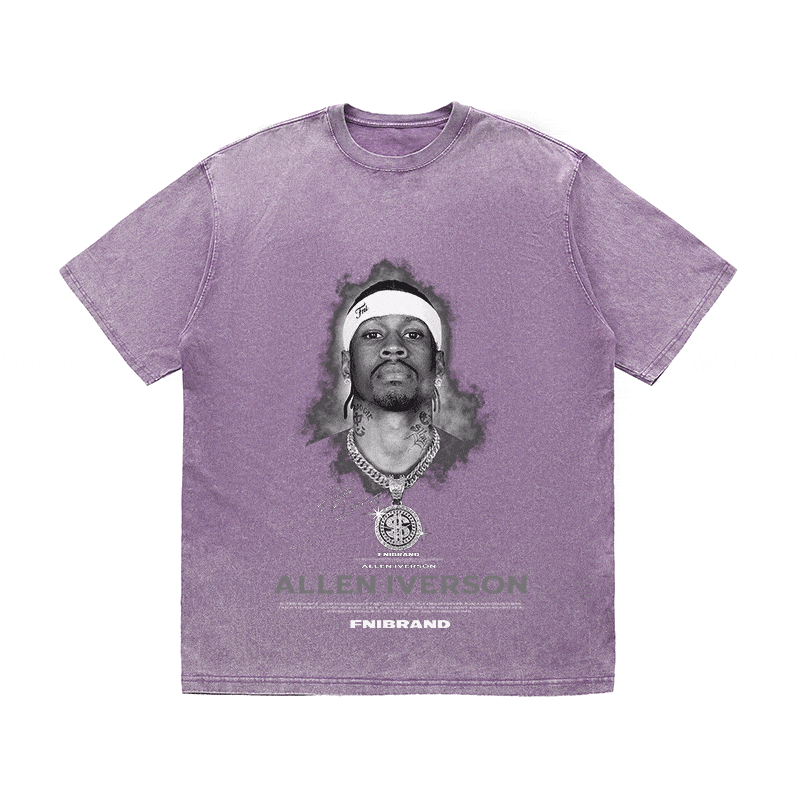 RDMCLOTHINGART tapestry hoodie ALLEN HEAVY WEIGHT COTTON TEE-9300