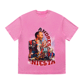 RDMCLOTHINGART tapestry hoodie ANDRES INIESTA HEAVY WEIGHT COTTON TEE-9146