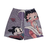 RDMCLOTHINGART tapestry hoodie BETTY BOOP CHERRIES TAPESTRY SHORTS
