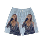 RDMCLOTHINGART tapestry hoodie BEYONCE TAPESTRY SHORTS