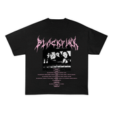 RDMCLOTHINGART tapestry hoodie BLACKPINK HEAVY WEIGHT COTTON TEE-8898