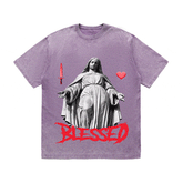 RDMCLOTHINGART tapestry hoodie BLESSED HEAVY WEIGHT COTTON TEE-9034