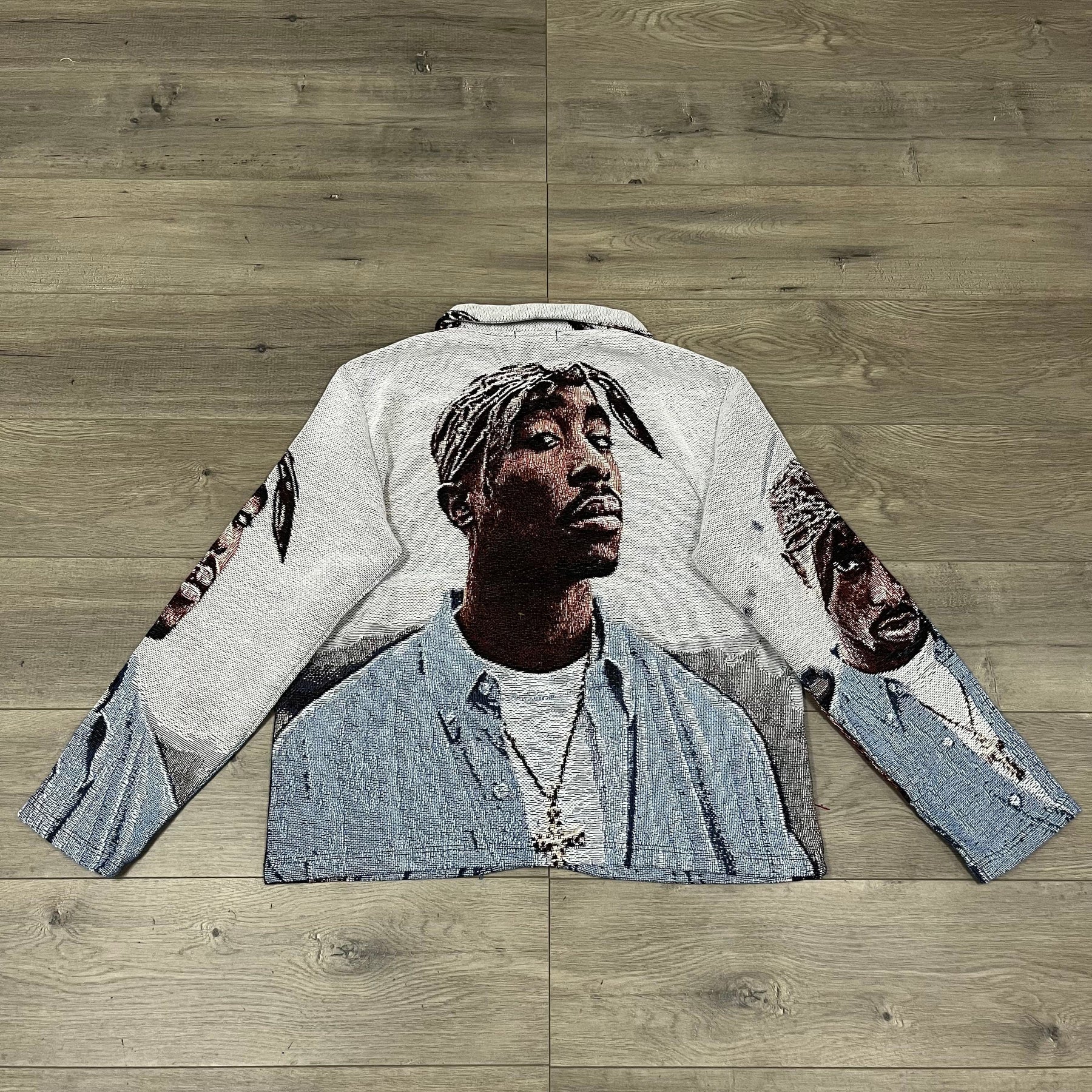 RDMCLOTHINGART tapestry hoodie BLUE 2PAC TAPESTRY JACKET
