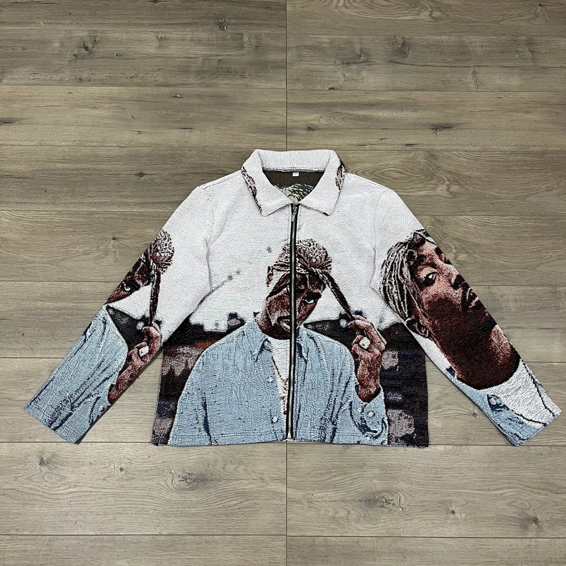 RDMCLOTHINGART tapestry hoodie BLUE 2PAC TAPESTRY JACKET