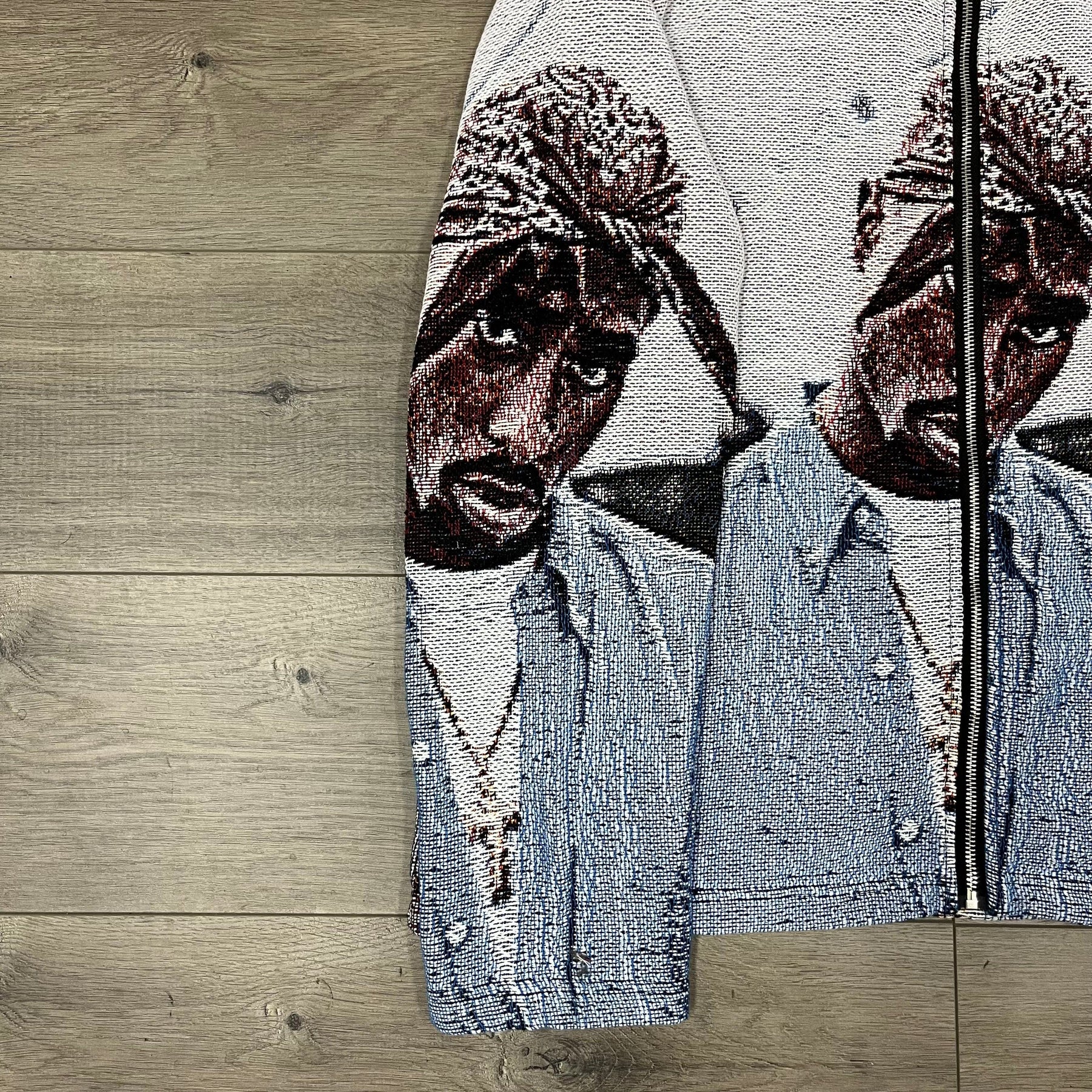 RDMCLOTHINGART tapestry hoodie BLUE 2PAC TAPESTRY JACKET