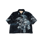 RDMCLOTHINGART tapestry hoodie BLUE EYES WHITE DRAGON TAPESTRY TEE