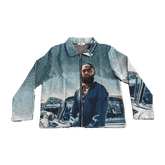 RDMCLOTHINGART tapestry hoodie BLUE NIP TAPESTRY JACKET