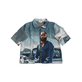 RDMCLOTHINGART tapestry hoodie BLUE NIP TAPESTRY TEE