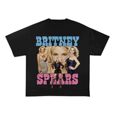 RDMCLOTHINGART tapestry hoodie BRITNEY SPEARS HEAVY WEIGHT COTTON TEE-9121
