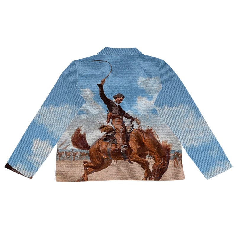 RDMCLOTHINGART tapestry hoodie BUCK-JUMPER TAPESTRY JACKET