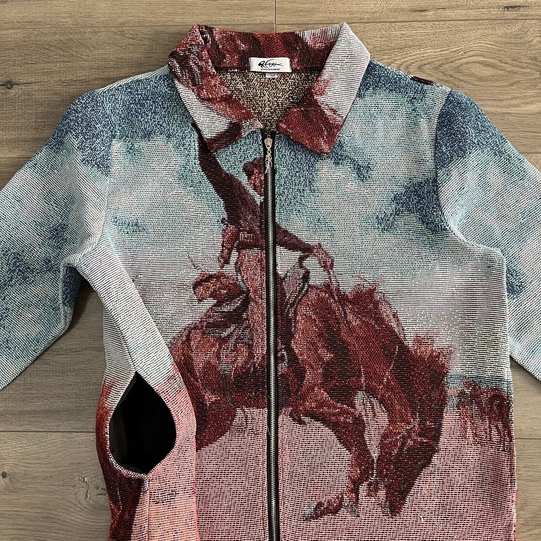 RDMCLOTHINGART tapestry hoodie BUCK JUMPER TAPESTRY JACKET