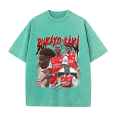 RDMCLOTHINGART tapestry hoodie BUKAYO SAKA HEAVY WEIGHT COTTON TEE-9151