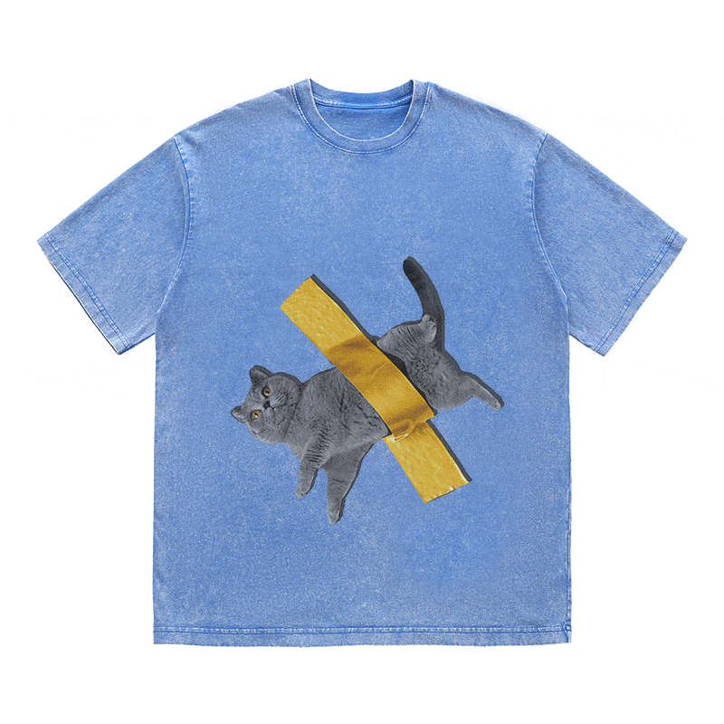 RDMCLOTHINGART tapestry hoodie CAT 3 HEAVY WEIGHT COTTON TEE-9303