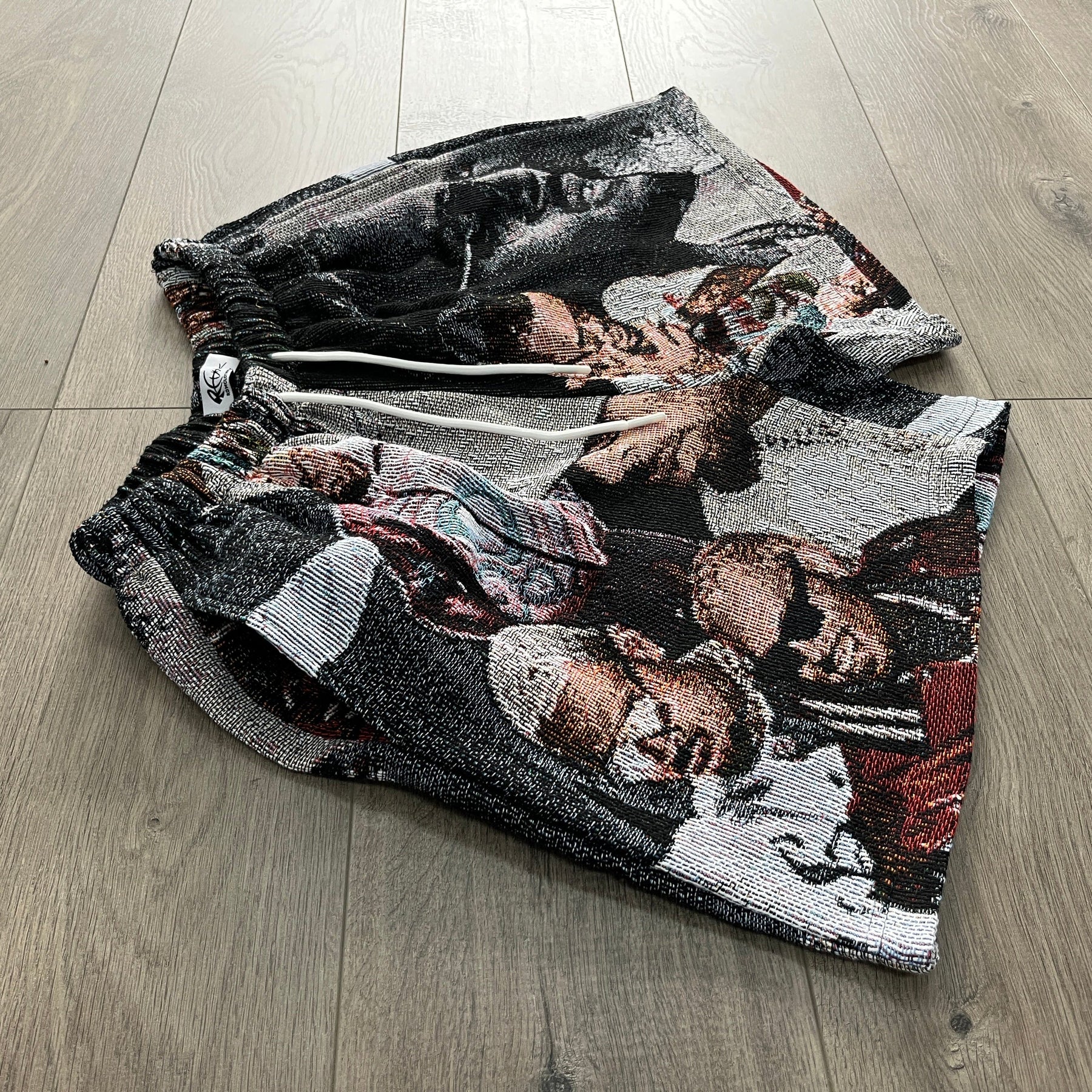 RDMCLOTHINGART tapestry hoodie CHRIS BROWN V2 TAPESTRY SHORTS