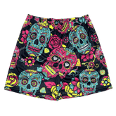 RDMCLOTHINGART tapestry hoodie COLORFUL SKULL MESH SHORTS-8694