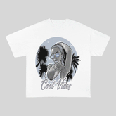 RDMCLOTHINGART tapestry hoodie COOL VIBES HEAVY WEIGHT COTTON TEE-9035