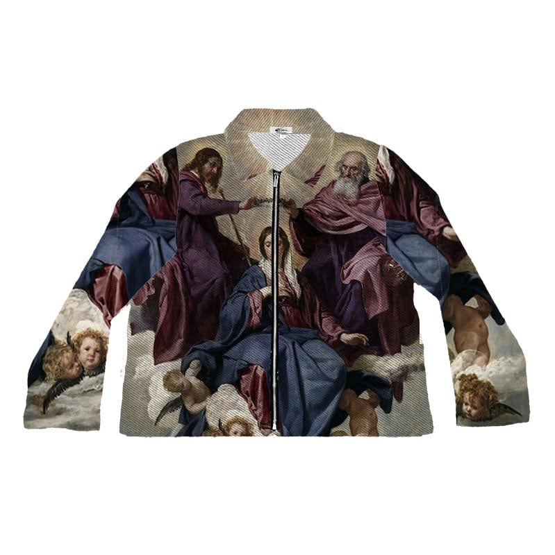 RDMCLOTHINGART tapestry hoodie CORONATION OF THE VIRGIN MARY TAPESTRY JACKET
