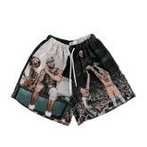 RDMCLOTHINGART tapestry hoodie CURRY TAPESTRY SHORTS