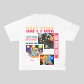 RDMCLOTHINGART tapestry hoodie DAFT PUNK HEAVY WEIGHT COTTON TEE-8993