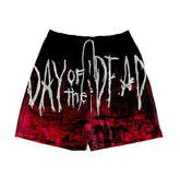 RDMCLOTHINGART tapestry hoodie DAY OF THE DEAD TAPESTRY SHORTS