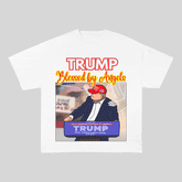 RDMCLOTHINGART tapestry hoodie DONALD HEAVY WEIGHT COTTON TEE-8745