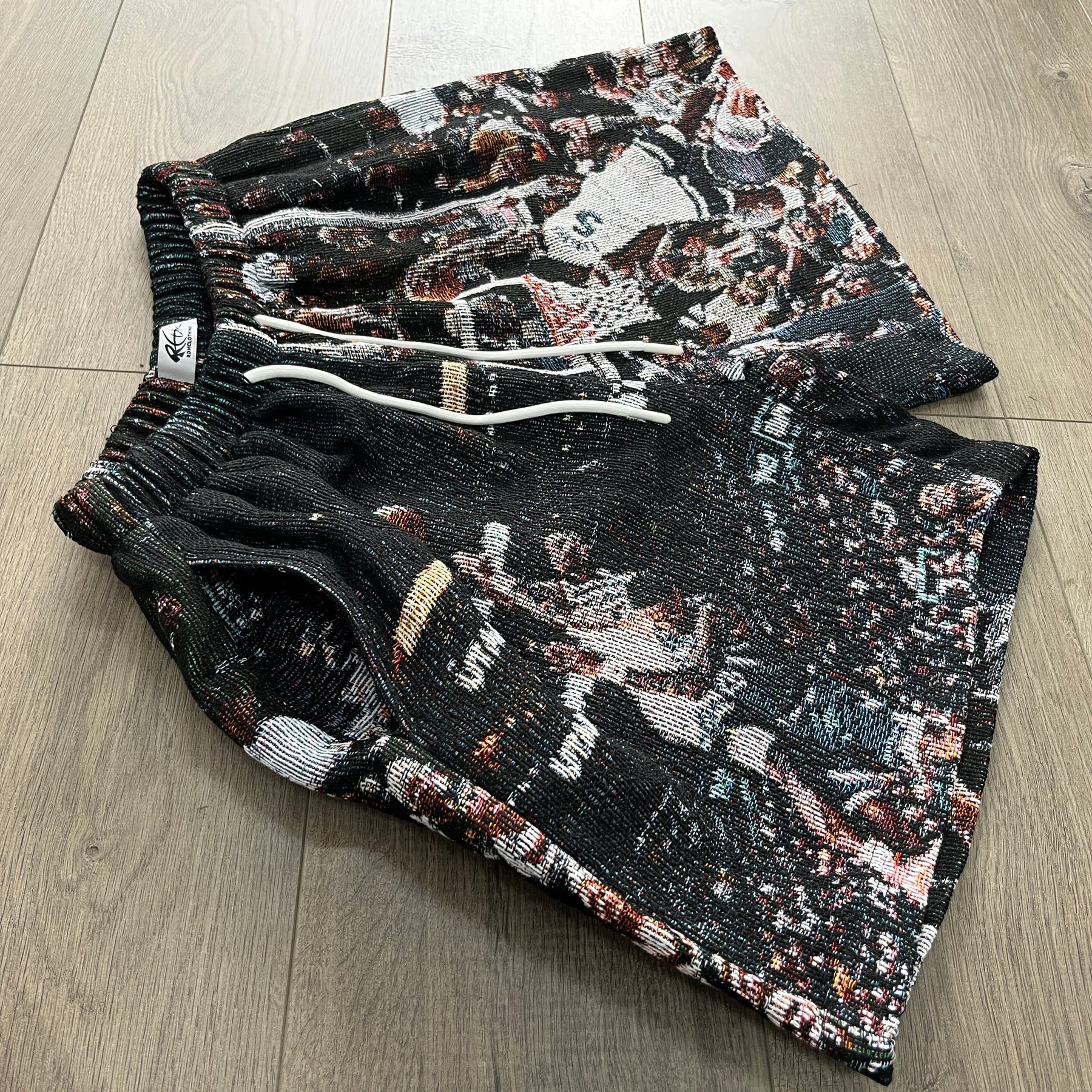 RDMCLOTHINGART tapestry hoodie EDWARDS TAPESTRY SHORTS