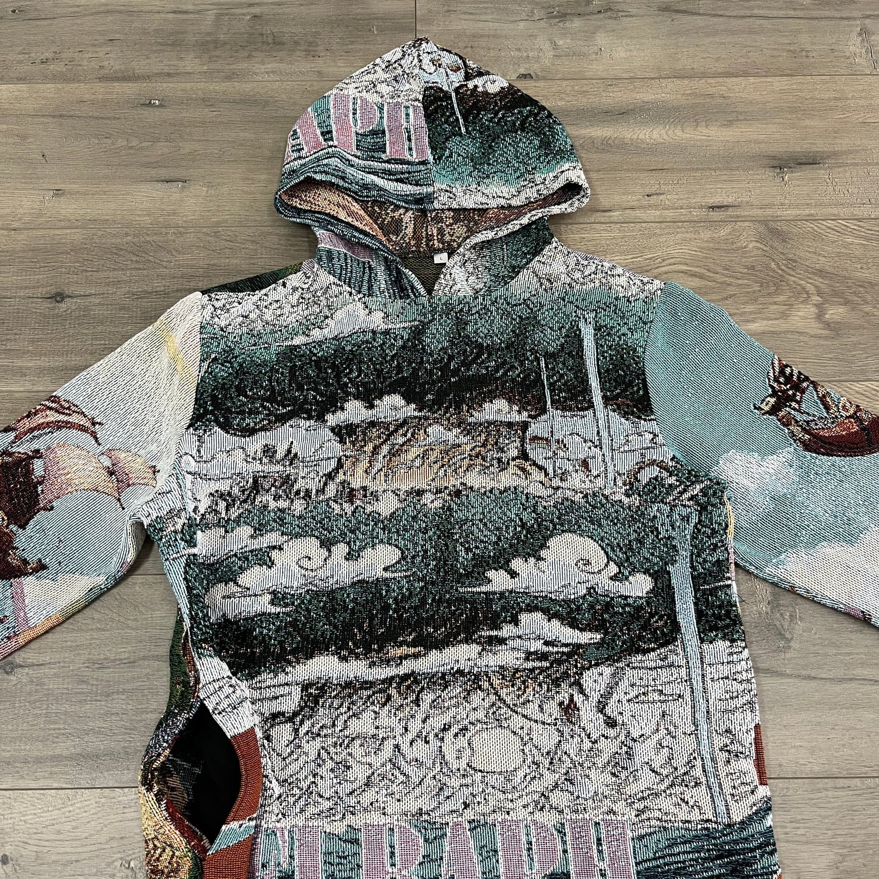 RDMCLOTHINGART tapestry hoodie ELBAPH TAPESTRY HOODIE