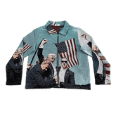 RDMCLOTHINGART tapestry hoodie FIGHT US TAPESTRY JACKET