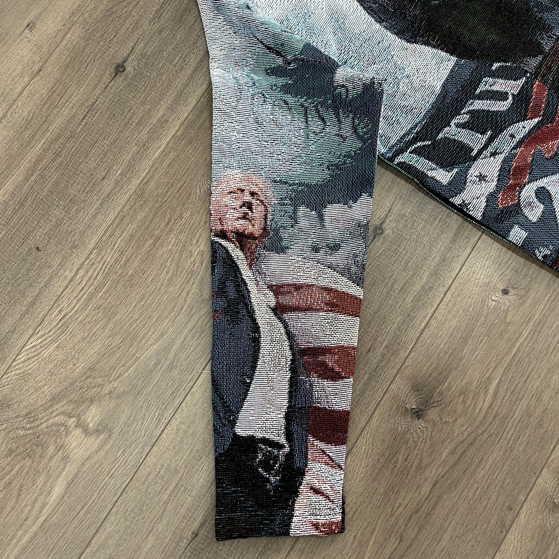 RDMCLOTHINGART tapestry hoodie FIGHT US TAPESTRY JACKET