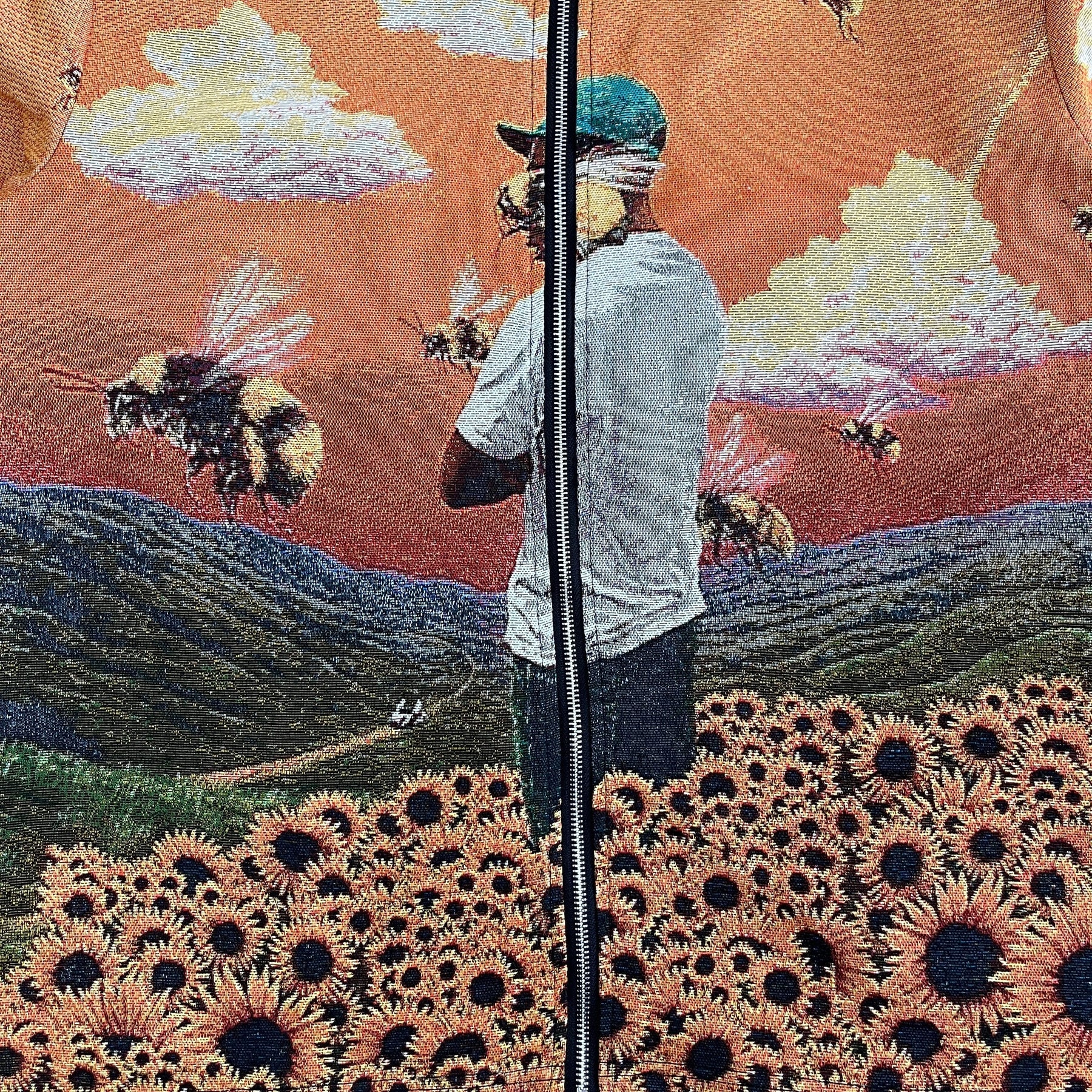 RDMCLOTHINGART tapestry hoodie FLOWER BOY TAPESTRY JACKET