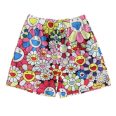 RDMCLOTHINGART tapestry hoodie FLOWER MESH SHORTS-8622