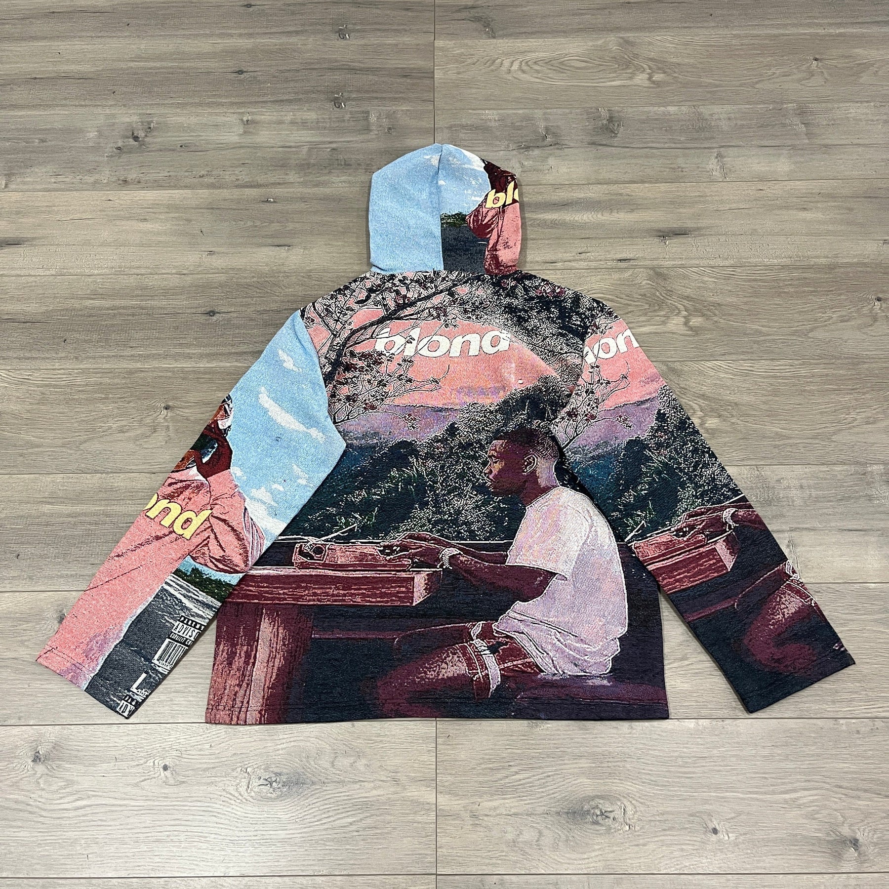 RDMCLOTHINGART tapestry hoodie FRANK TAPESTRY HOODIE