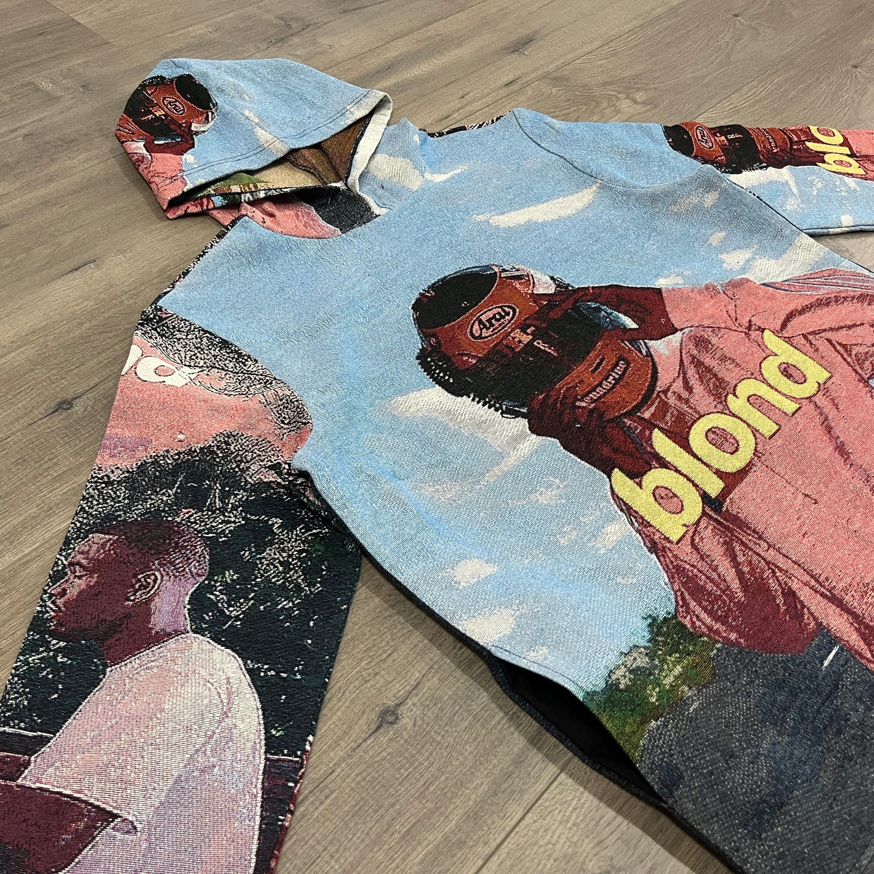 RDMCLOTHINGART tapestry hoodie FRANK TAPESTRY HOODIE