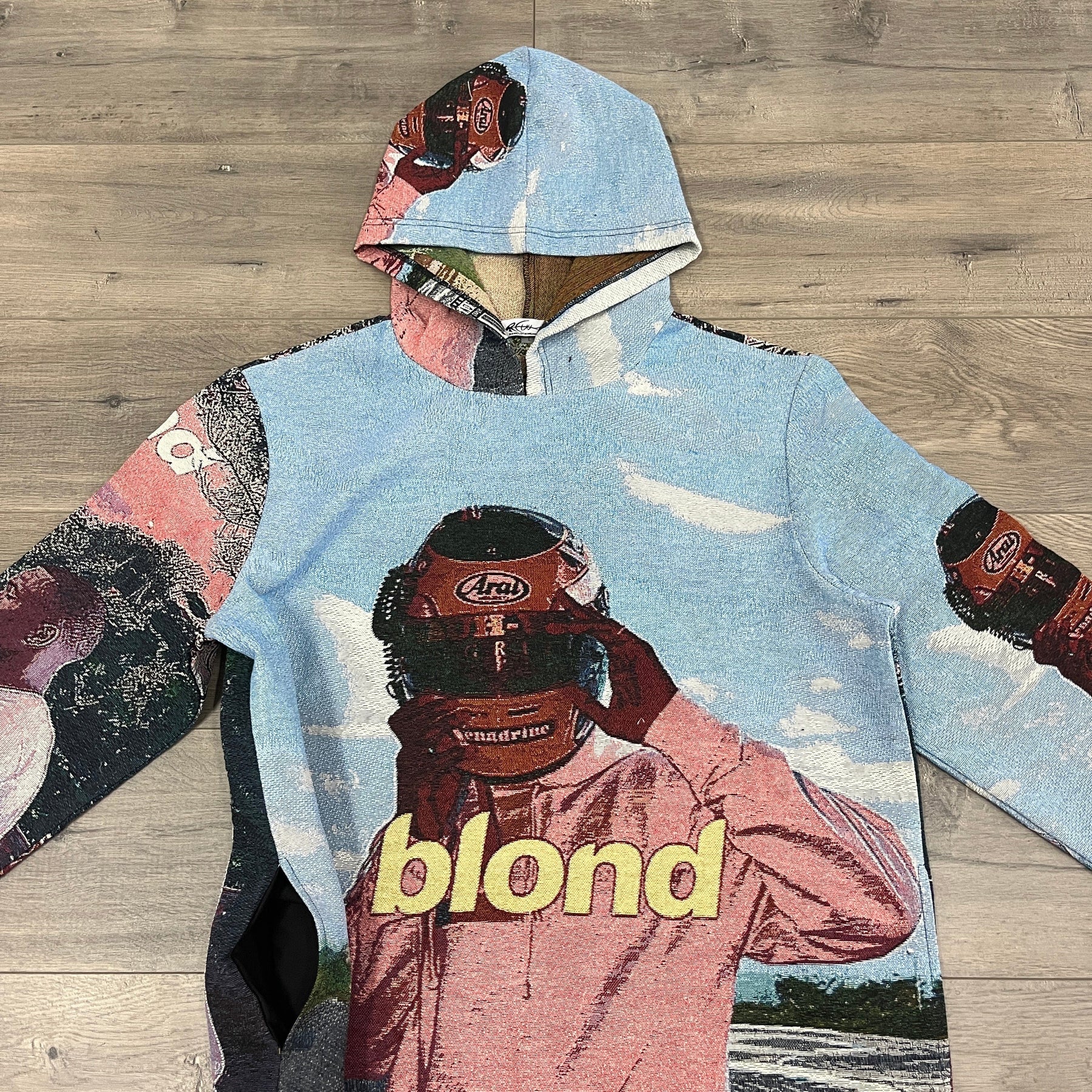 RDMCLOTHINGART tapestry hoodie FRANK TAPESTRY HOODIE