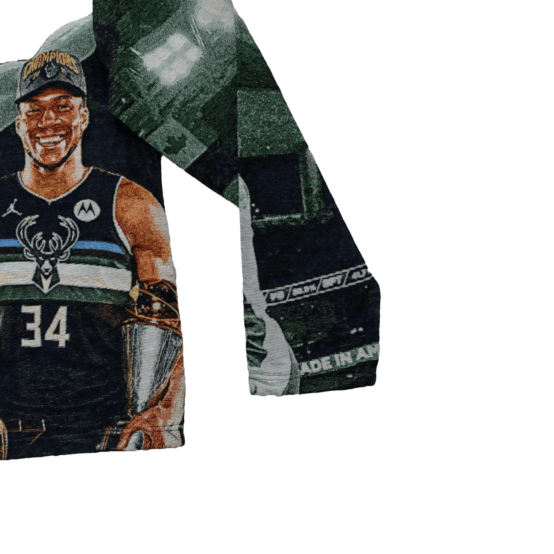 RDMCLOTHINGART tapestry hoodie Giannis Tapestry