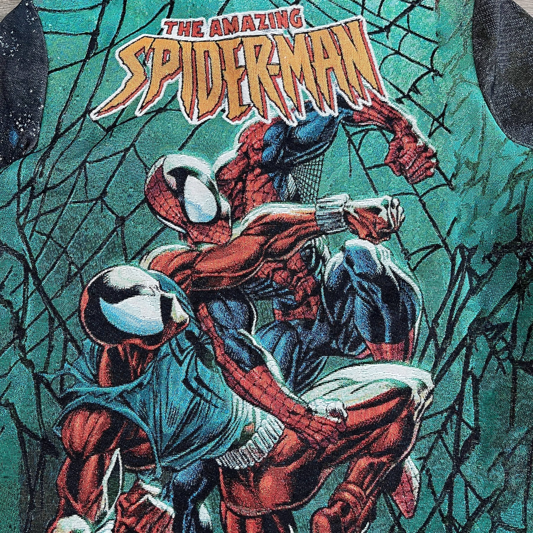 RDMCLOTHINGART tapestry hoodie GREEN SPIDER TAPESTRY JACKET