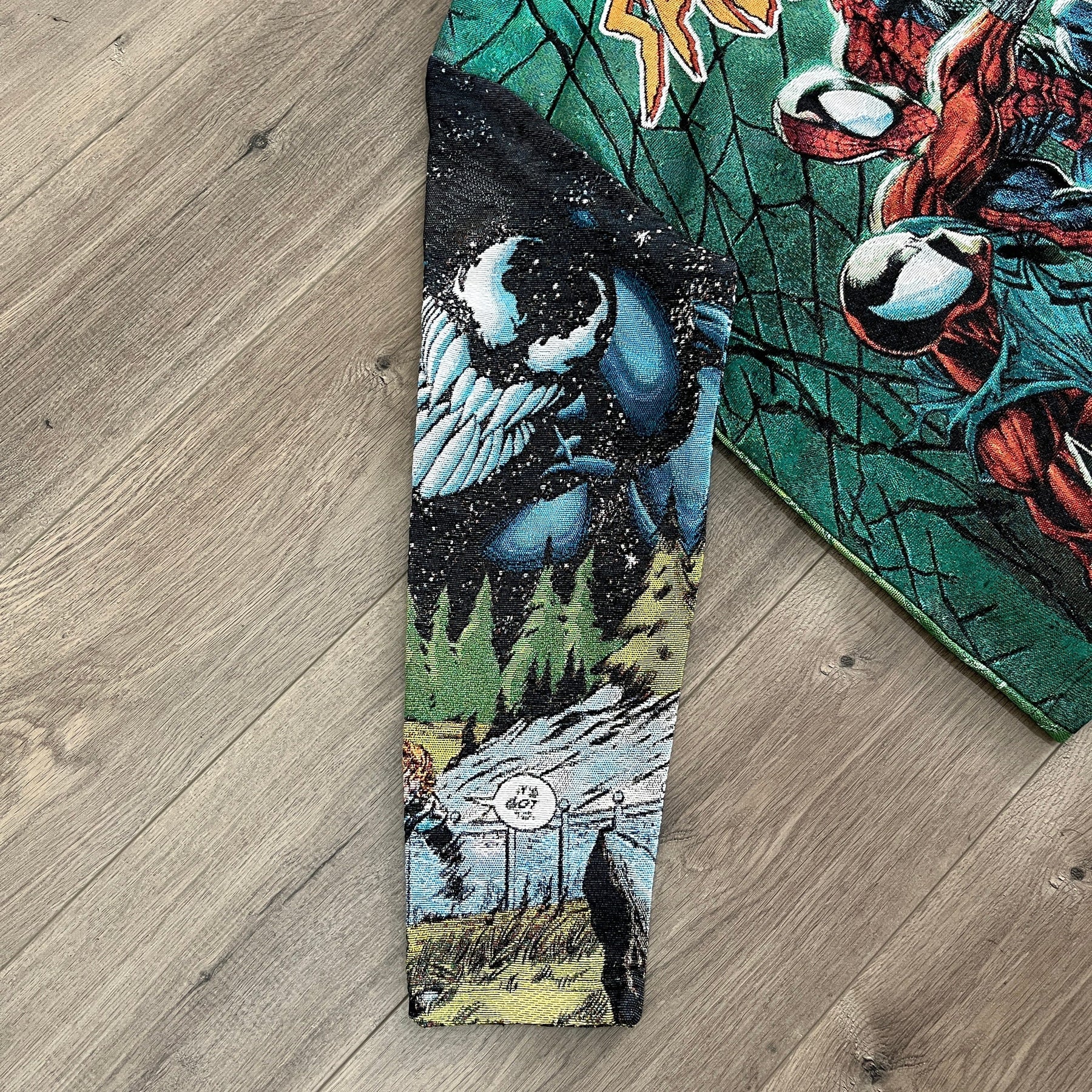 RDMCLOTHINGART tapestry hoodie GREEN SPIDER TAPESTRY JACKET