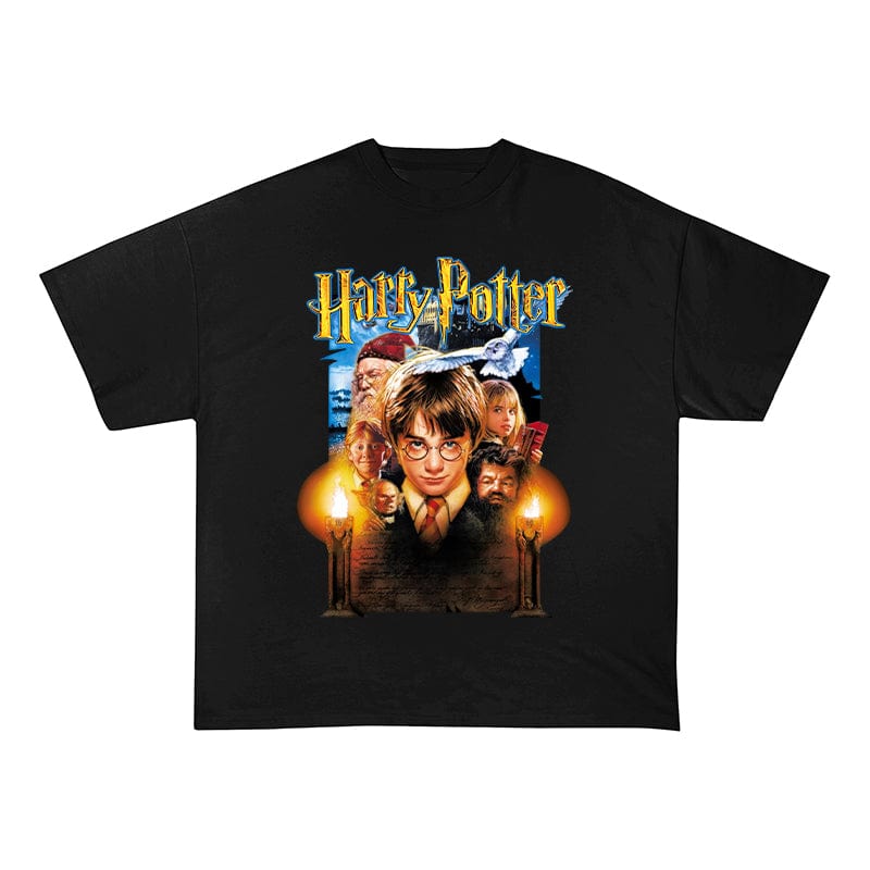 RDMCLOTHINGART tapestry hoodie HARRY POTTER HEAVY COTTON TEES-8250