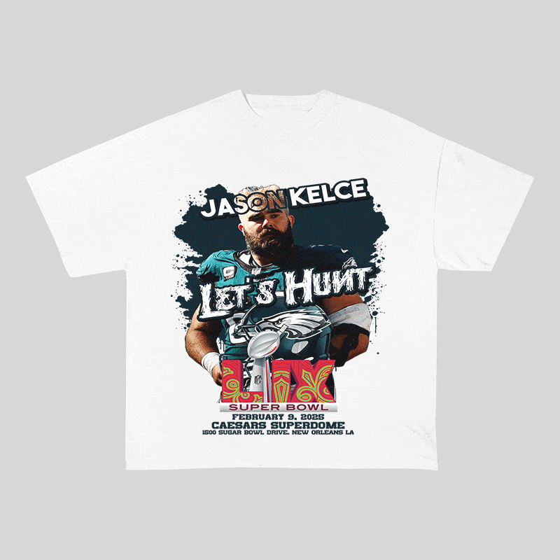 RDMCLOTHINGART tapestry hoodie JASON KELCE HEAVY WEIGHT COTTON TEE-9070