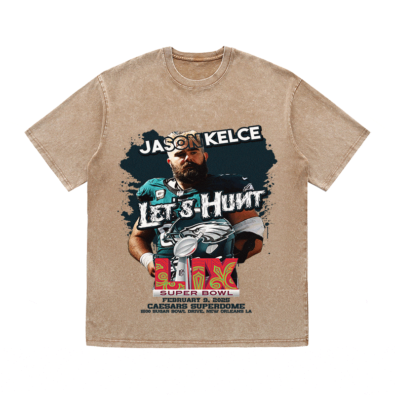 RDMCLOTHINGART tapestry hoodie JASON KELCE HEAVY WEIGHT COTTON TEE-9070