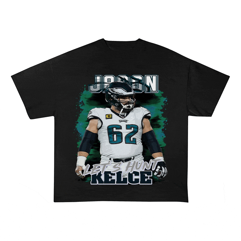 RDMCLOTHINGART tapestry hoodie JASON KELCE HEAVY WEIGHT COTTON TEE-9071