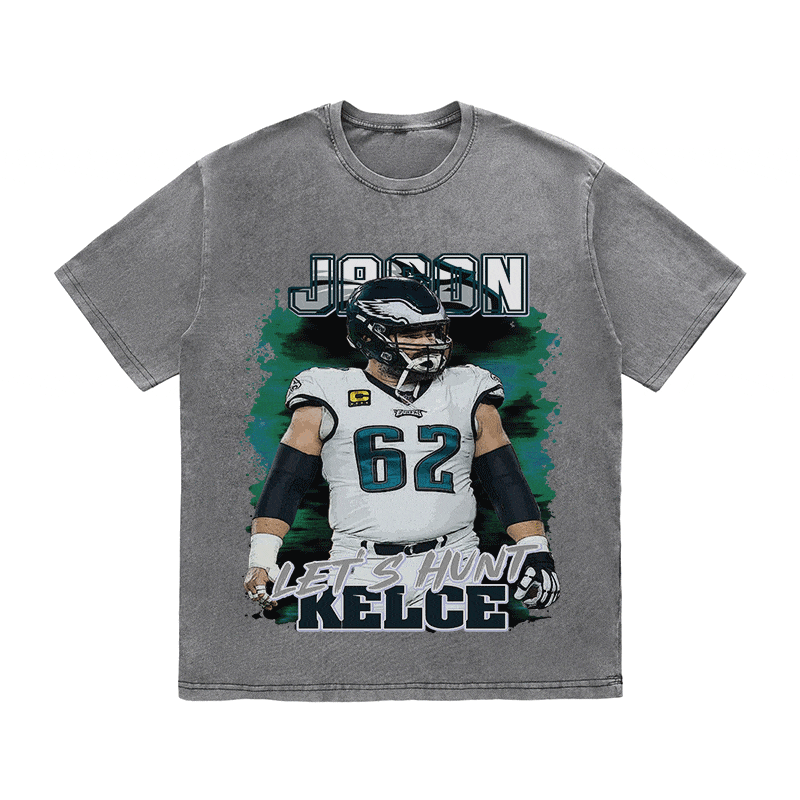 RDMCLOTHINGART tapestry hoodie JASON KELCE HEAVY WEIGHT COTTON TEE-9071
