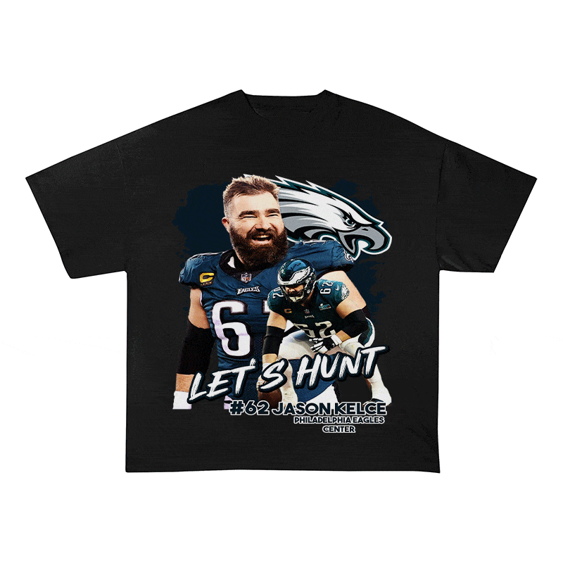 RDMCLOTHINGART tapestry hoodie JASON KELCE HEAVY WEIGHT COTTON TEE-9072