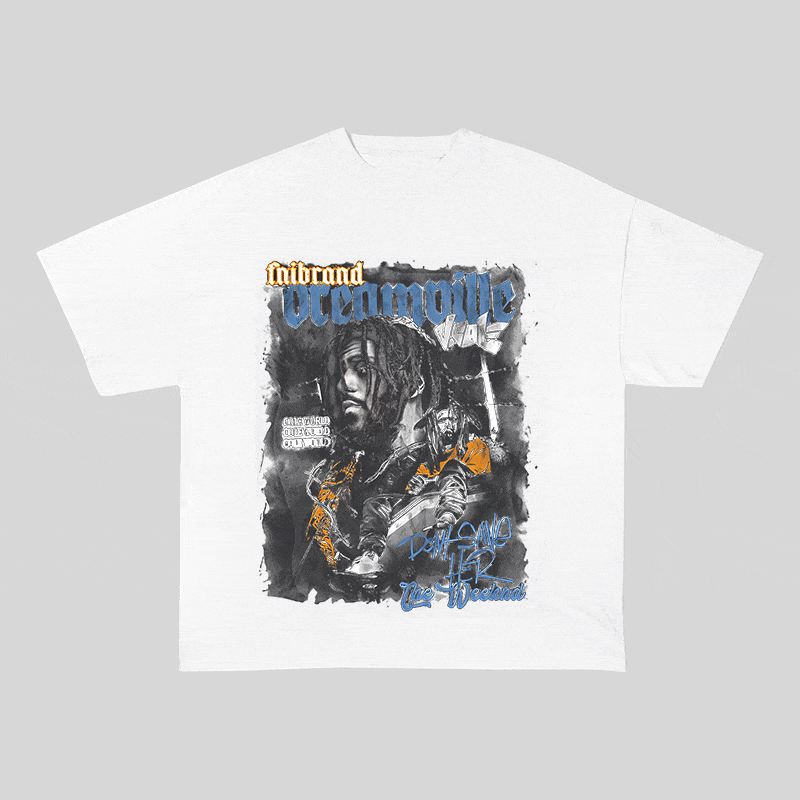 RDMCLOTHINGART tapestry hoodie JCOLE HEAVY WEIGHT COTTON TEE-9327